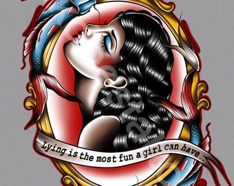 Panic! At the disco 'lying is the most fun' sticker