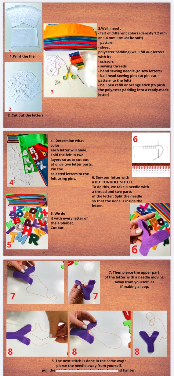 How to Make Felt Letters of the Alphabet » Preschool Toolkit