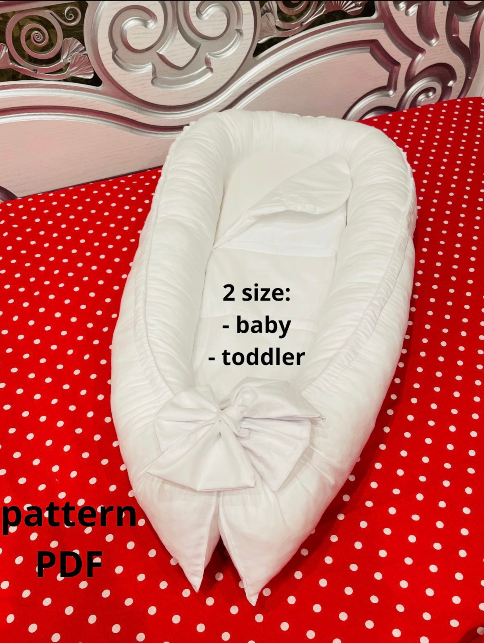 Baby Nest Sewing Pattern Baby Lounger Sewing Pattern Cuddle Etsy