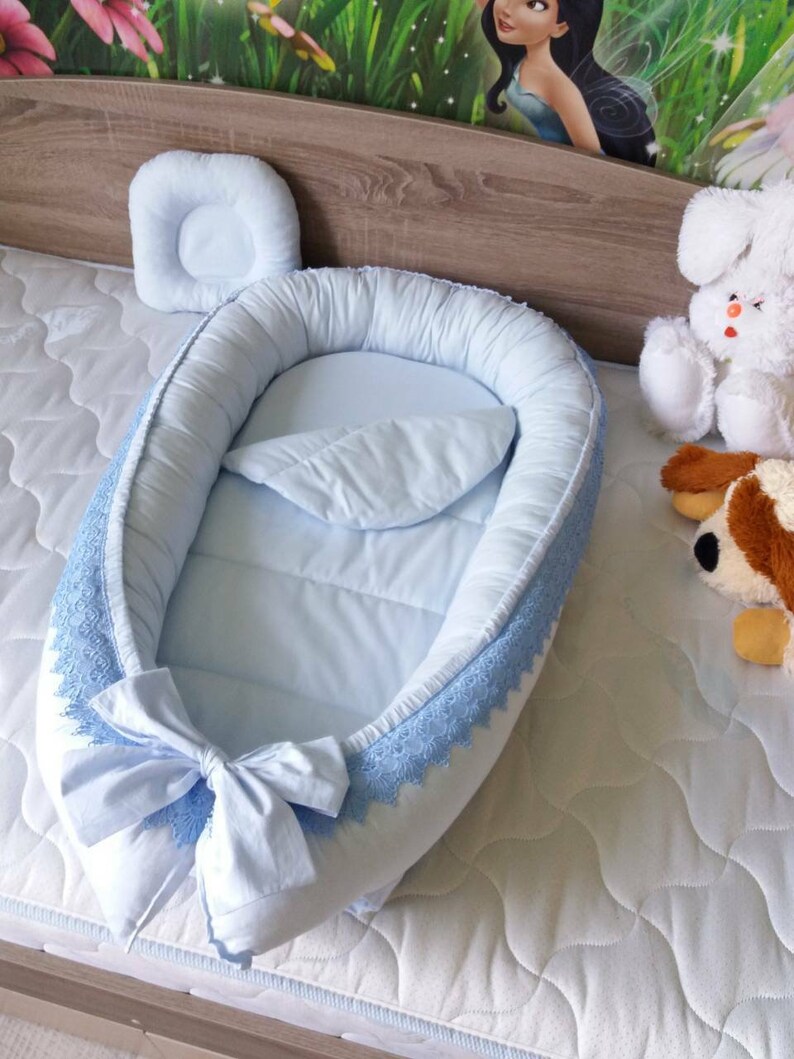 Double sided baby nest Co sleeper Baby nest Sleep bed Etsy