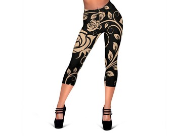 Tan Yoga Tights - Etsy