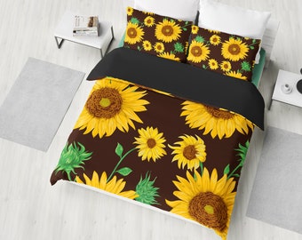 Sunflower Comforter Etsy