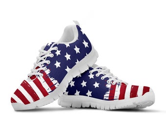 patriotic women's tennis shoes