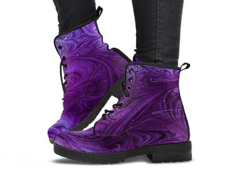 Purple boots | Etsy