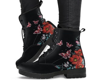 black casual boots ladies