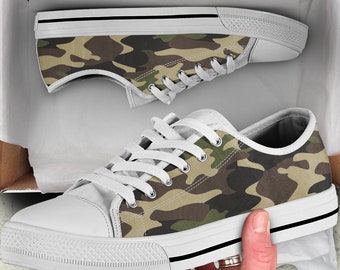 mens camo shoes slip on