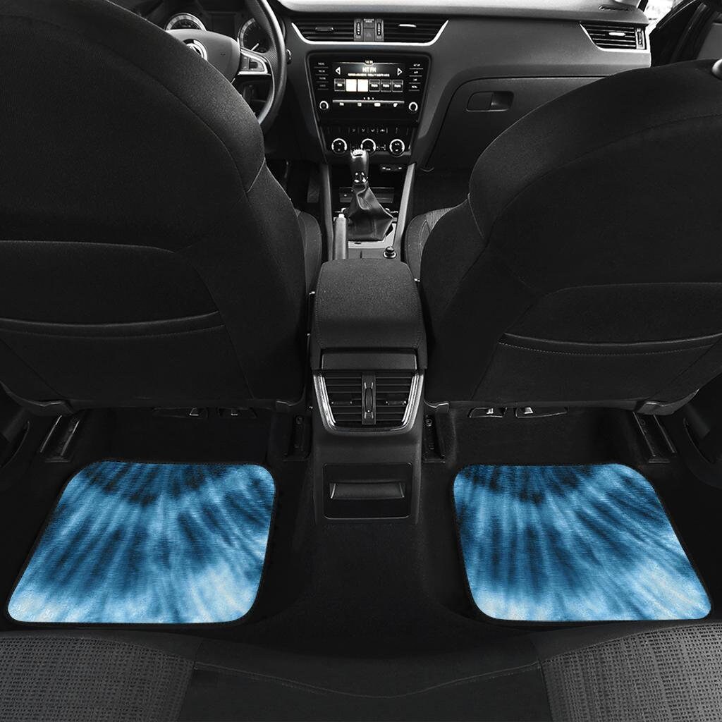 Blue Tie Dye Car Floor Mats Car Floor Mats Set Floor Mats Etsy