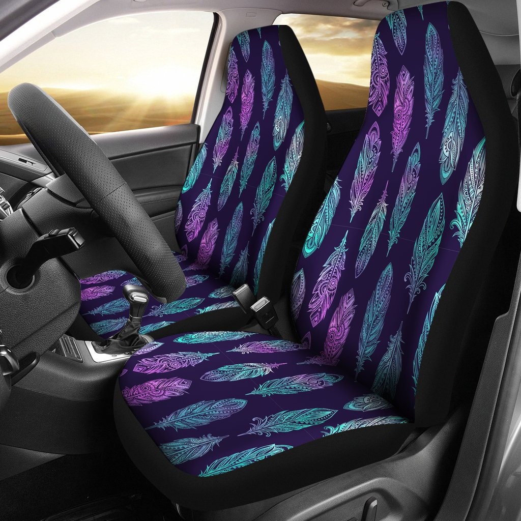 6 Piece Black and Hot Pink Seat Covers Accessories Included 6 Piece Black and Hot Pink Seat Covers Accessories Included