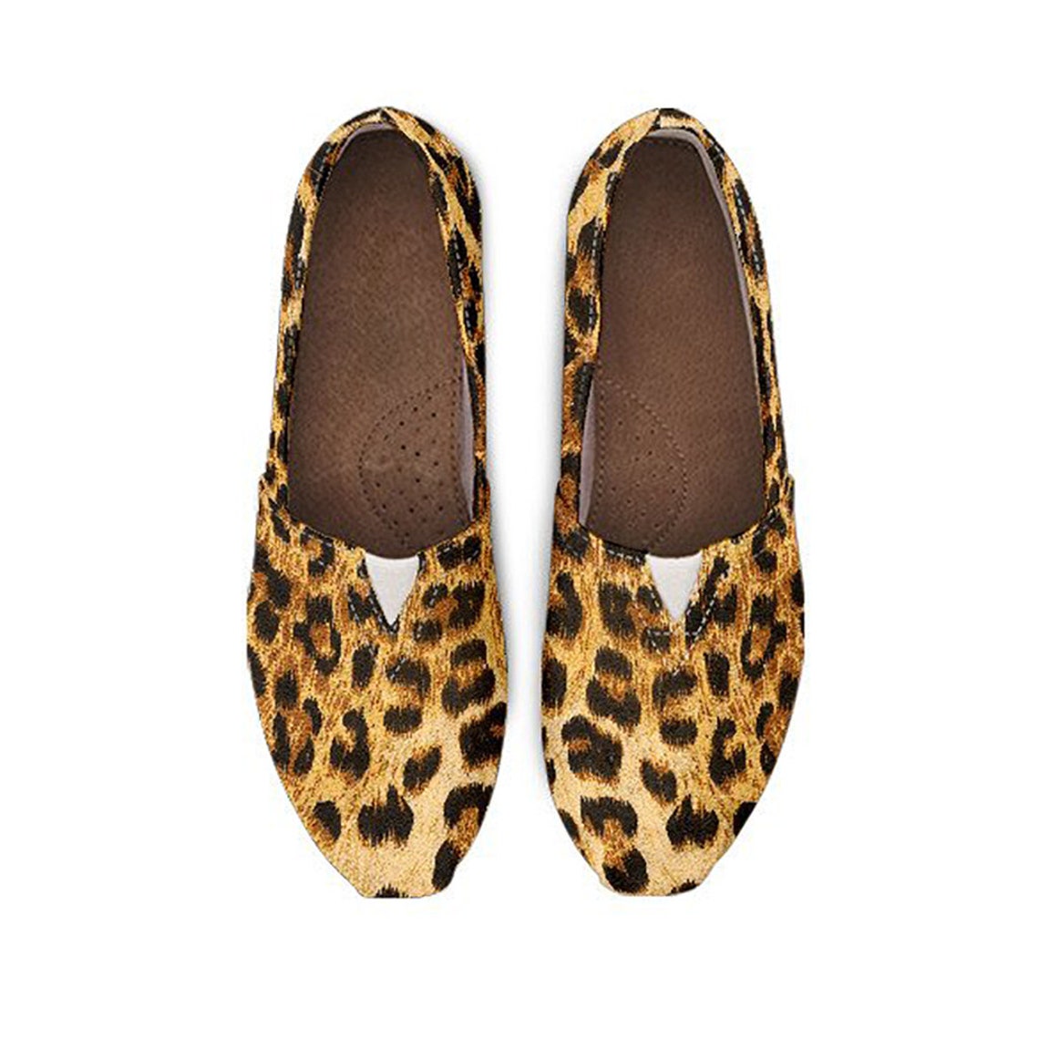 Leopard Print Womens Casual Shoes Comfortable Shoes Slip on | Etsy