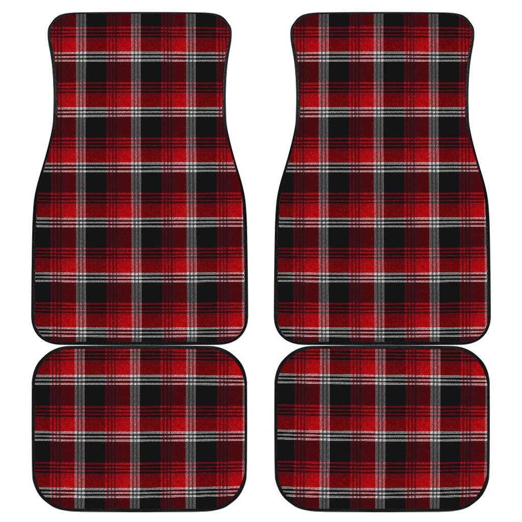 Red Plaid Car Floor Mats Car Floor Mats Set Floor Mats for Etsy