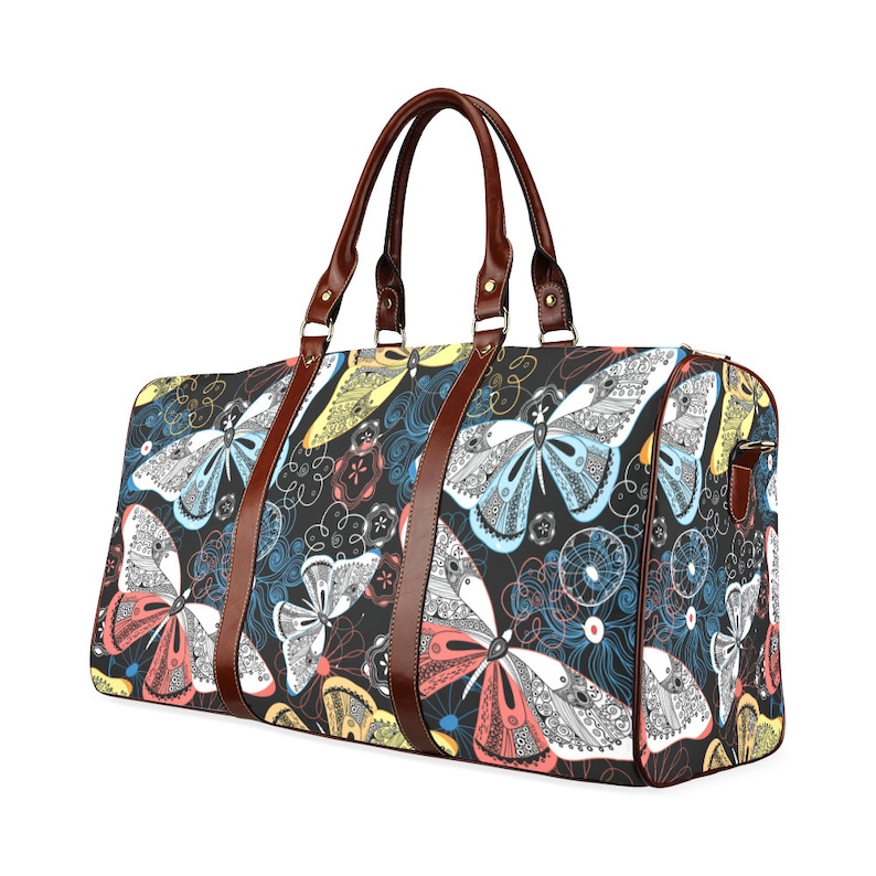Colorful Butterflies Decor Travel Bag Duffel Bag Duffle Bag Etsy