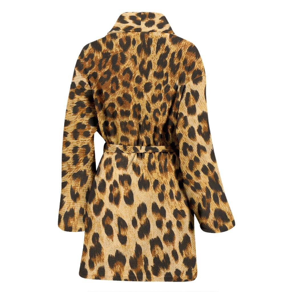 Leopard Cheetah Animal Print Bath Robe Mens Womens Bathrobe Etsy