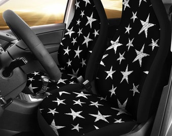 HUGS IDEA Air Cushion Universal Seat Covers Fits Car/Auto/Trunk/SUV Front Seat Protection American Flag Retro Stars and Stripes Pattern Baby Infant Carseats HUGS IDEA Air Cushion Universal Seat Covers Fits Car/Auto/Trunk/SUV Front Seat Protection American Flag Retro Stars and Stripes Pattern Baby Infant Carseats