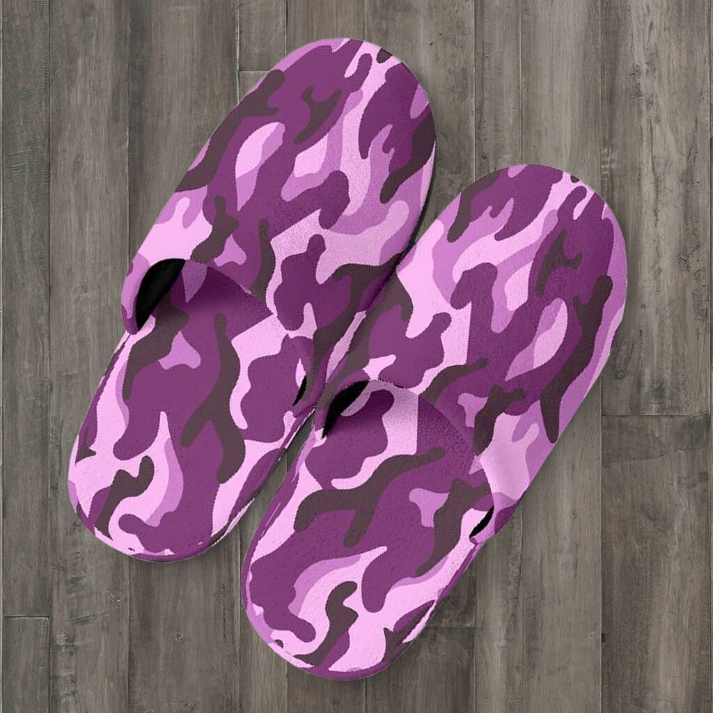 camo slippers