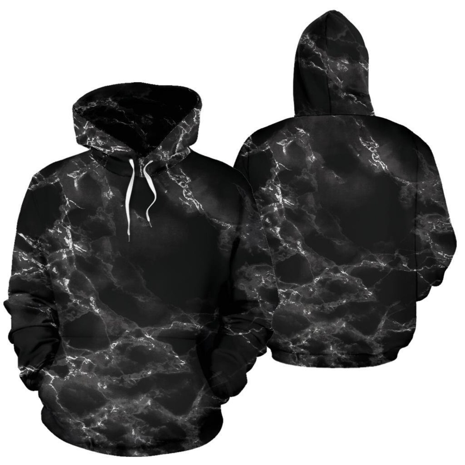 Grey marble hoodie Clearance