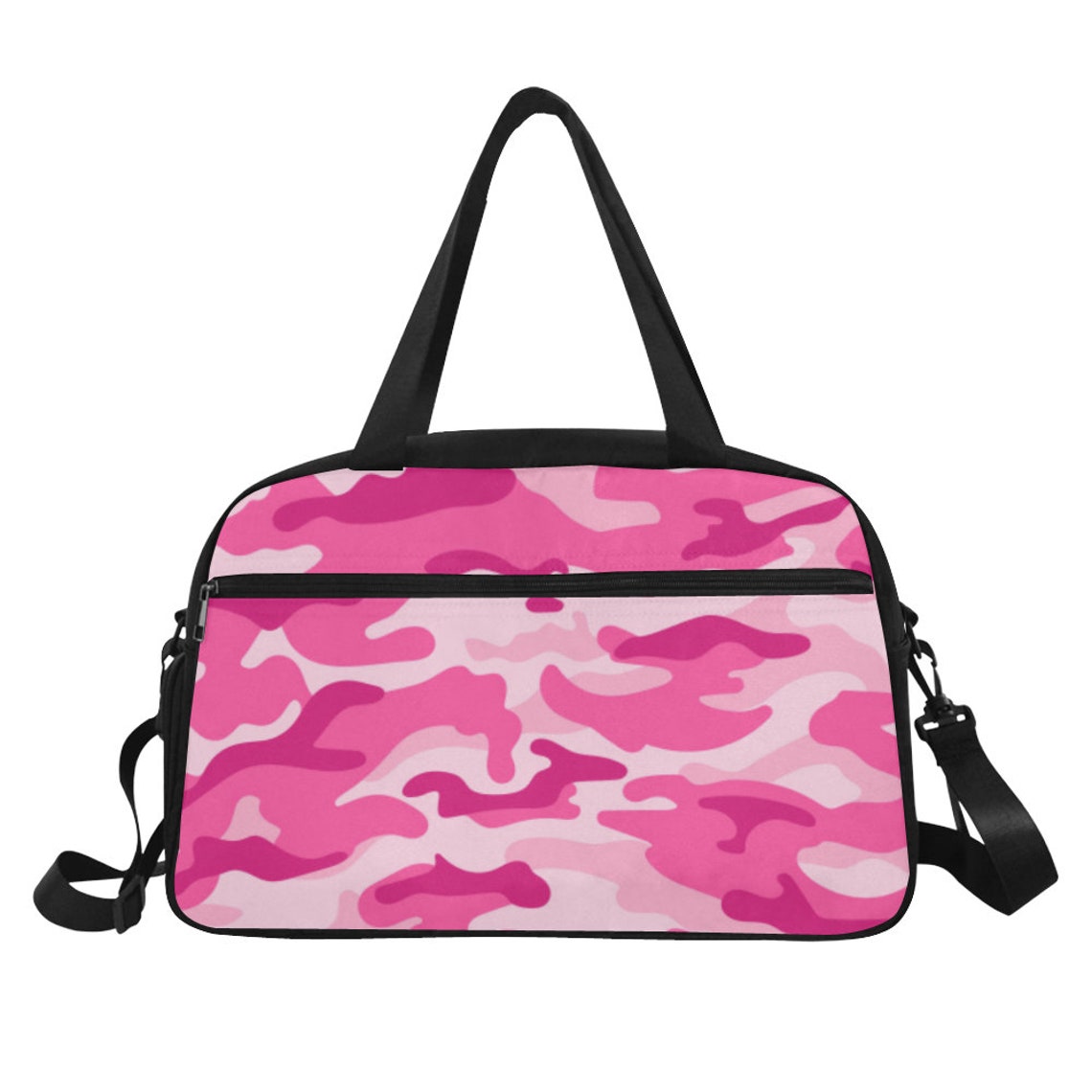 Pink Camo Camouflage Military Fitness Gym Bag Duffel Bag Etsy