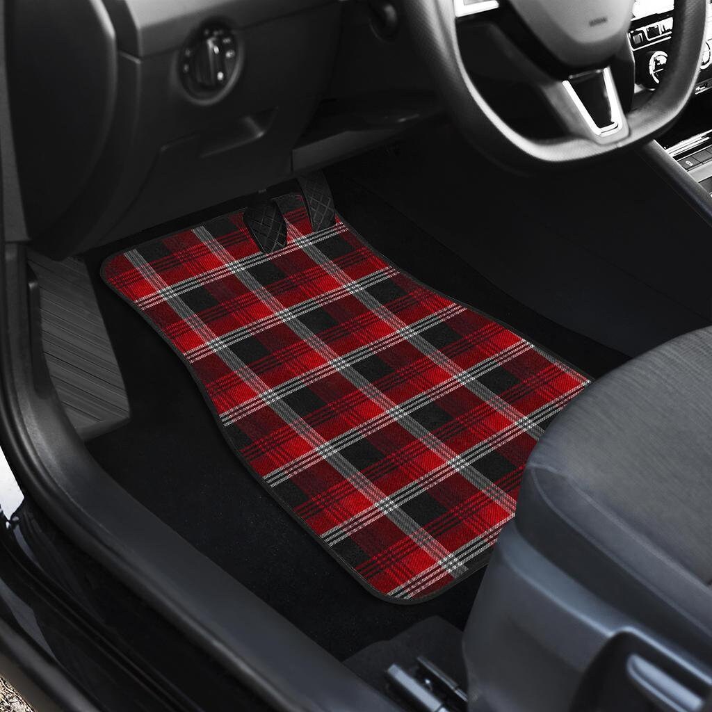 Red Plaid Car Floor Mats Car Floor Mats Set Floor Mats for Etsy