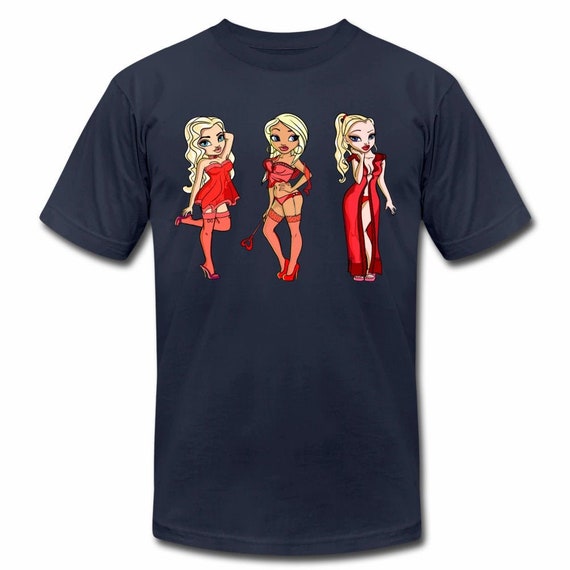 Cartoon Girls Anime T-shirt Unisex T-shirt Mens Womens | Etsy