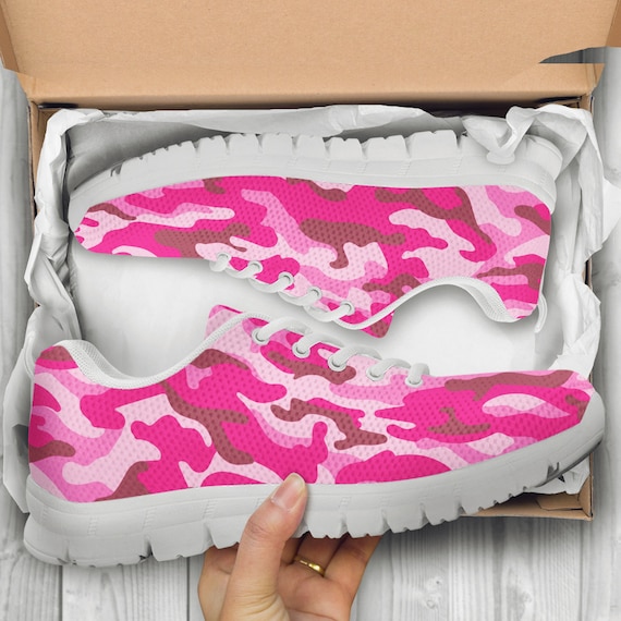 pink camo shoes for womens