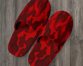 red camo trainers