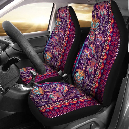 Boho Car Seat Covers Pair 2 Front Seat Covers Car Seat - Etsy