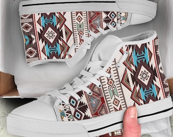 converse aztec print
