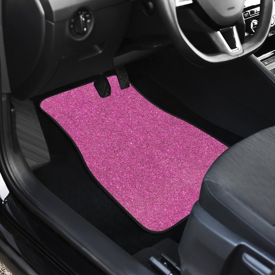 Pink Confetti Car Floor Mats Car Floor Mats Set Floor Mats Etsy