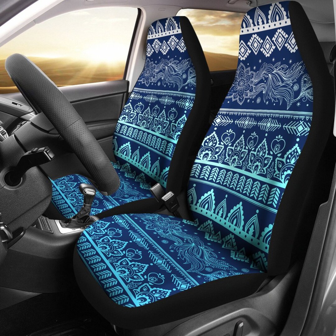 Boho Car Seat Covers Pair 2 Front Seat Covers Car Seat - Etsy