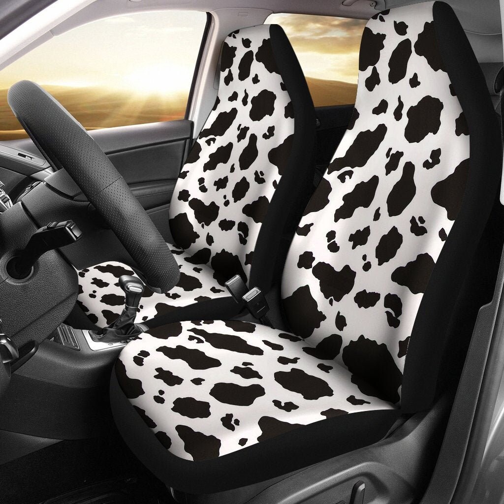 Cow Print Car Seat Covers