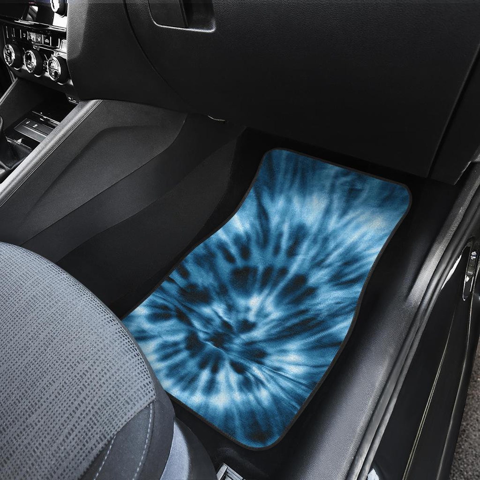 Blue Tie Dye Car Floor Mats Car Floor Mats Set Floor Mats Etsy