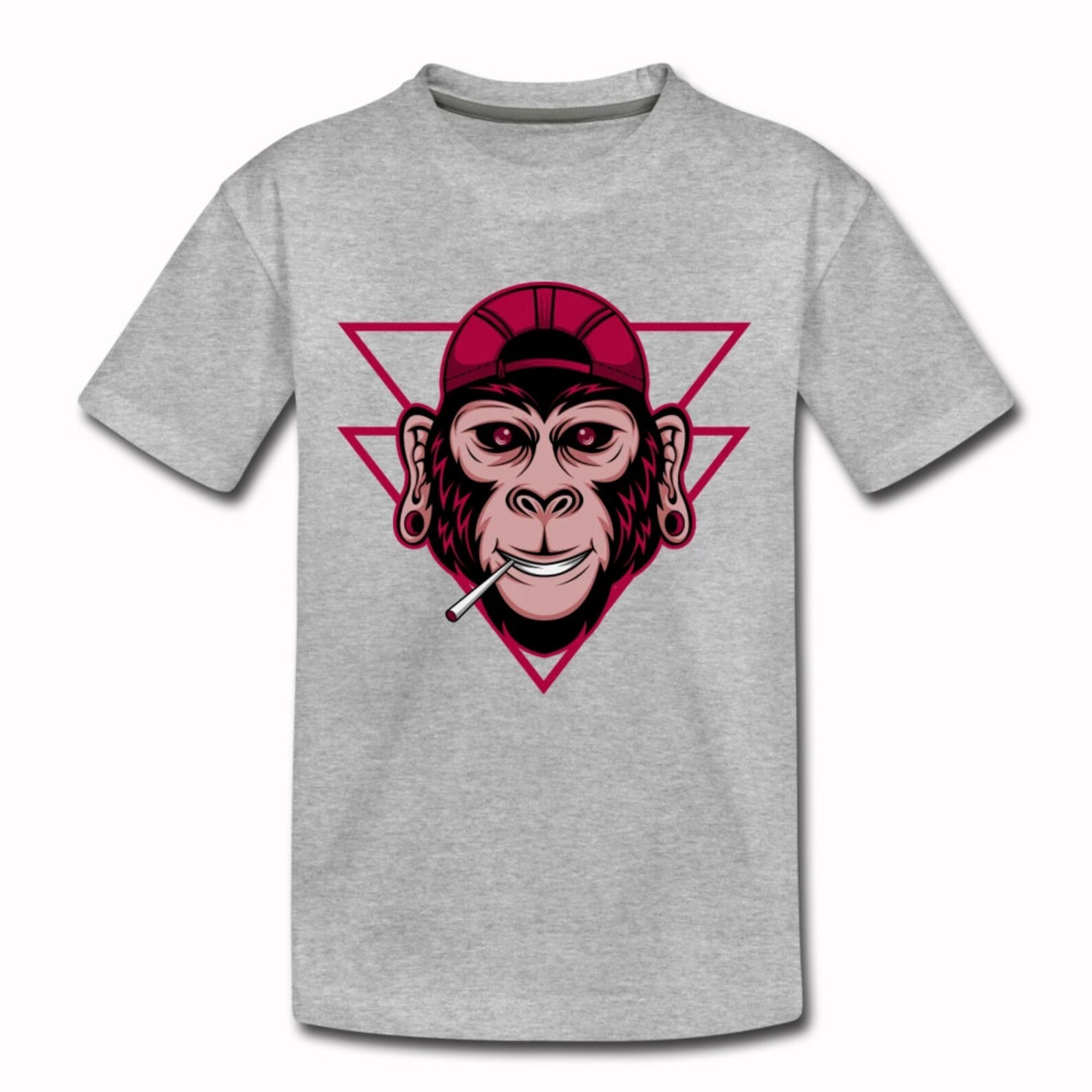 Hip Hop Monkey Kids T-shirt Unisex Youth T-shirt Boys - Etsy