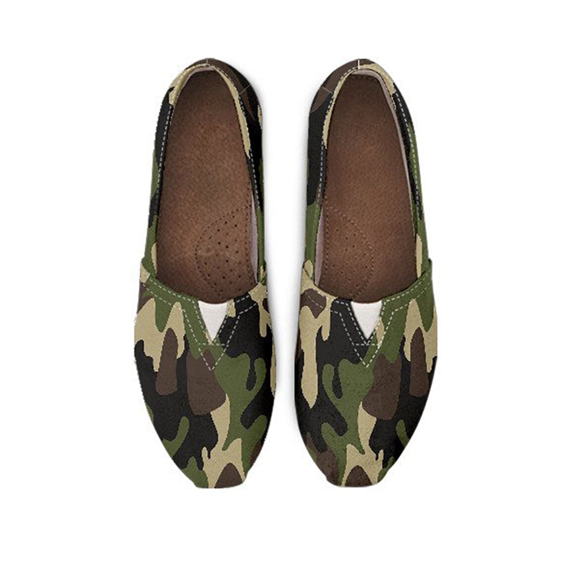 Army Green Camo Camouflage Womens Casual Shoes Comfortable - Etsy