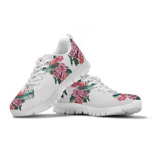 floral running shoes womens