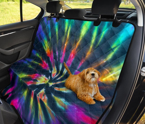 Colorful Neon Tie Dye Car Back Seat Pet Covers Backseat Ireland - Tie Dye Back Seat Covers Colorful Neon Tie Dye Car Back Seat Pet Covers Backseat Ireland - Tie Dye Back Seat Covers