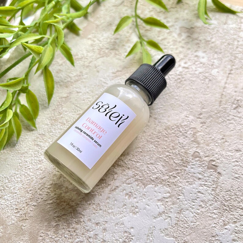 Ceramide Oat Serum: Irritated Skin Treatment, Vegan image 8