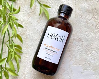 AHA PHA BHA Exfoliating Facial Toner: Acne Scar & Pore Treatment
