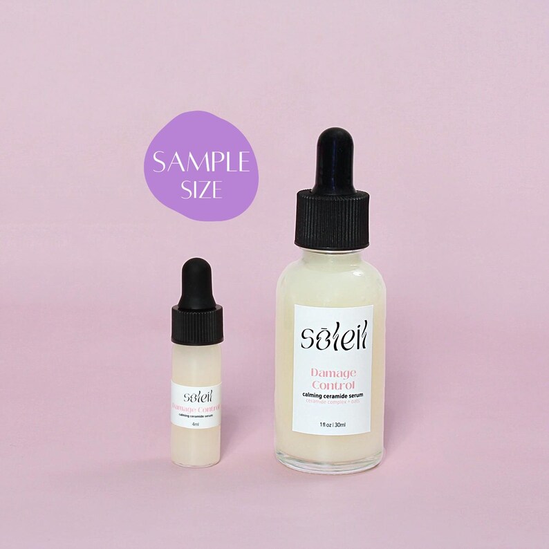 Sample Ceramide Oat Facial Serum: Irritated Overexfoliated Skin Treatment image 3
