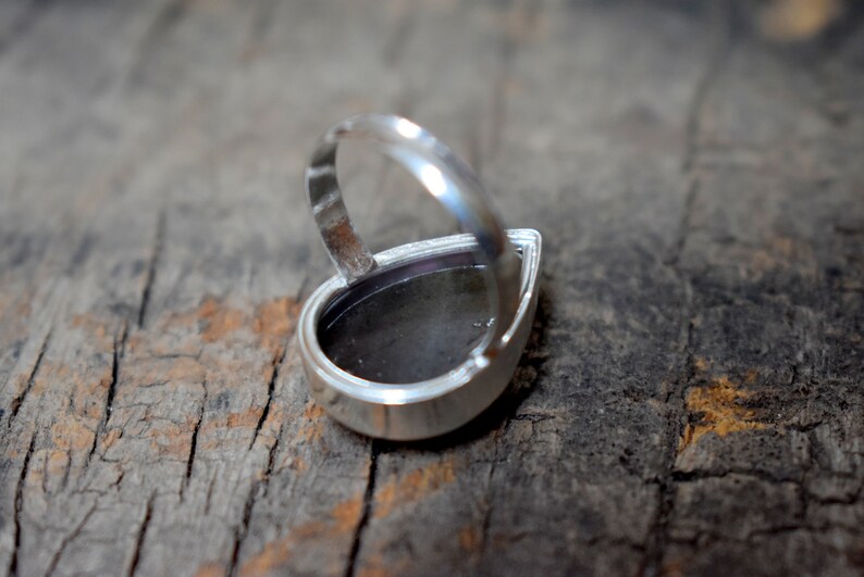 handmade ring Labradorite ring gemstone ring A517 Natural Purple Labradorite ring solid sterling silver ring