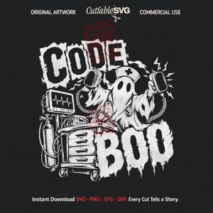 Code Boo Crew Nurse Funny SVG PNG Ghost Halloween Nurse Cricut Svg Cut File Medical Digital Download