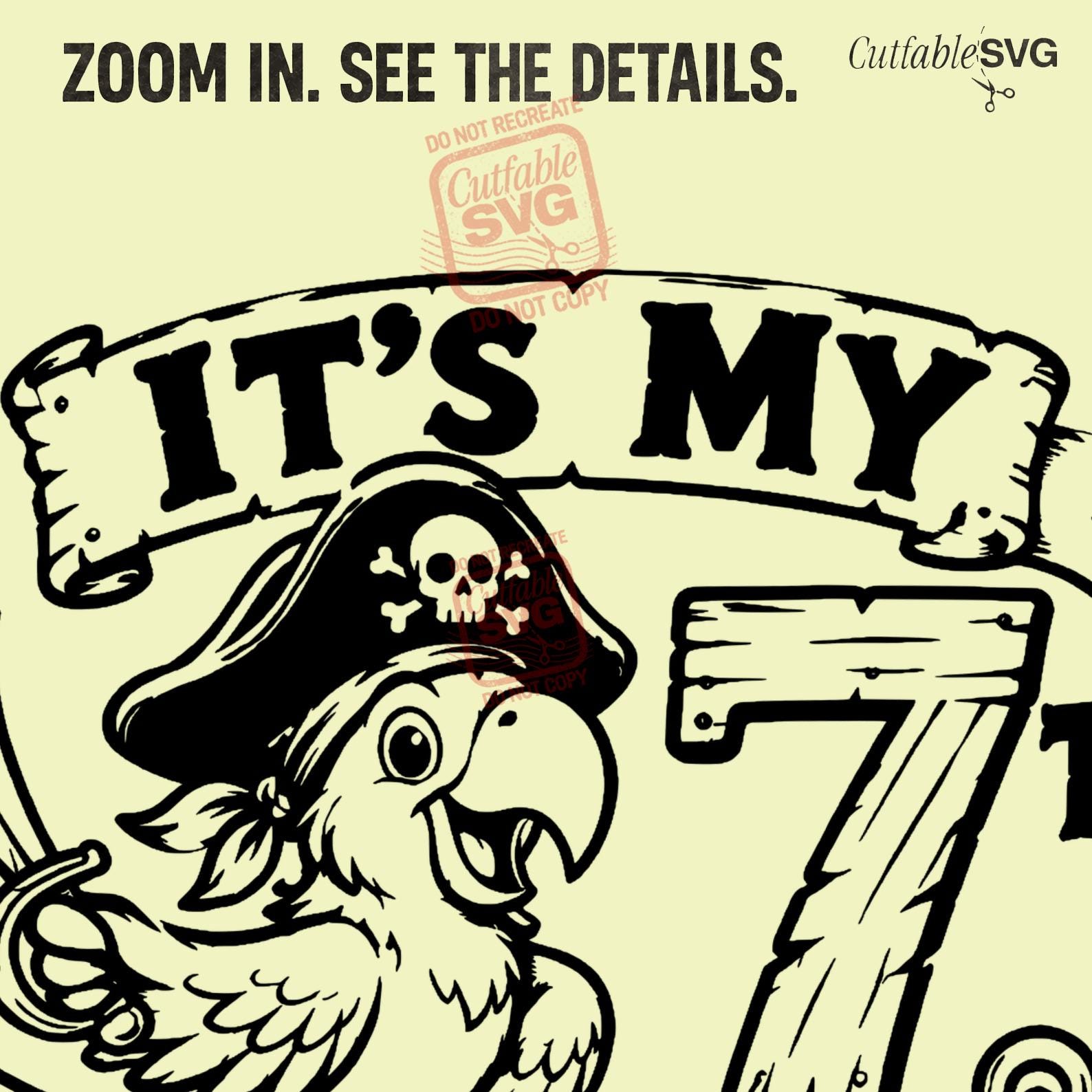 Nautical Birthday Adventure Design Art SVG PNG Its My 7th Cricut Svg ...