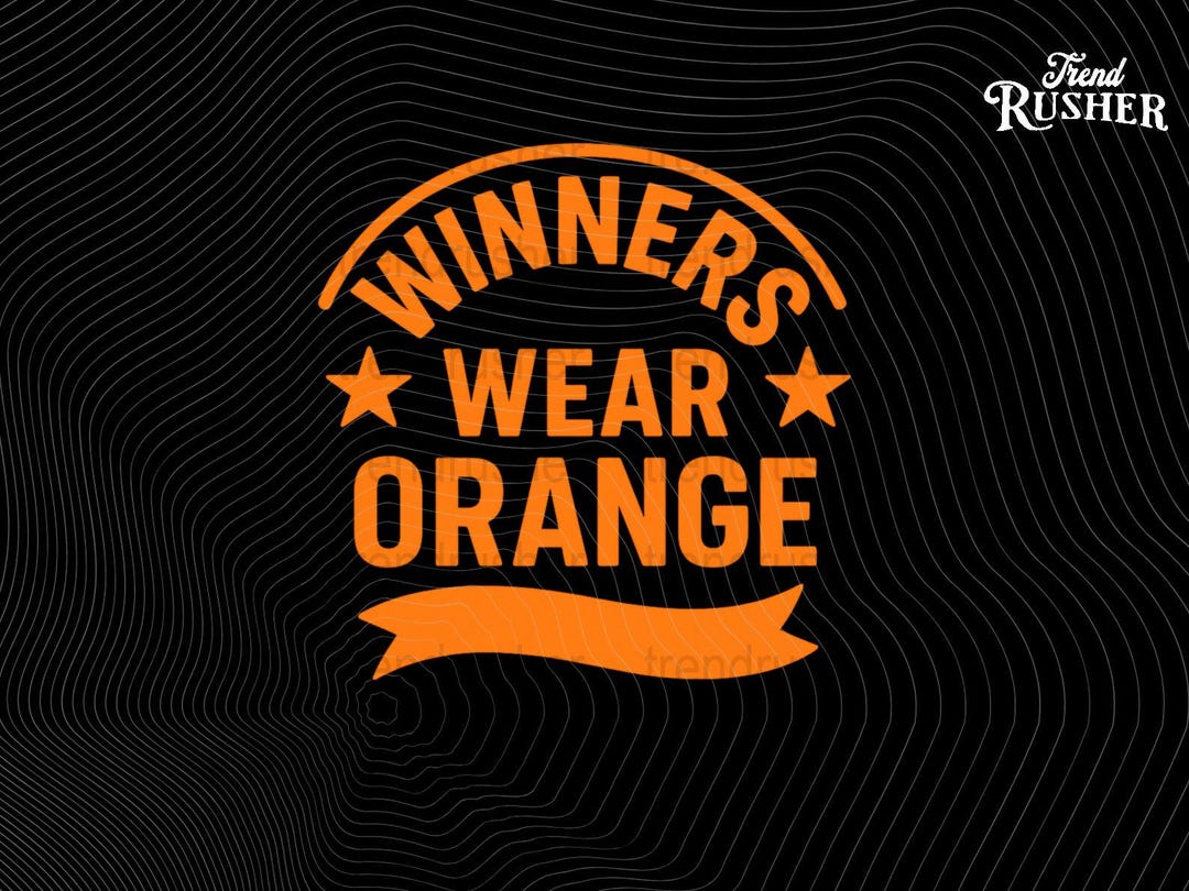 Winners Wear Orange Png Summer Camp Color War Orange Team Spirit Png ...
