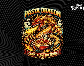 Brain Rot Kids Meme PNG: Italian Brainrot Dragon Cannelloni, Funny Gen Alpha Humor, Instant Digital Download