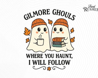 Gilmore Ghouls Donde me encuentres te seguiré Png Fantasma de otoño divertido Png Otoño acogedor