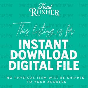 Trend Rusher Instant Download Digital File, Modern Graphic Design JPEG, No Physical Item, Creative Digital Artwork