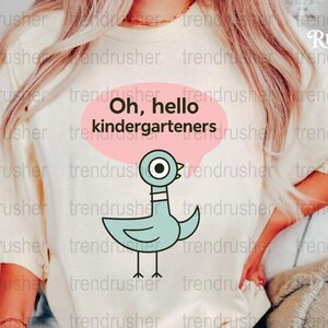 Cute Bird Graphic Sweatshirt, Trendy 'Oh, Hello' Quote, Women's Casual Pullover Top