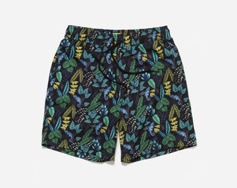 Jungle Iguana Print Shorts | Hawaiian Shorts | Travel Shorts| Summer Shorts | Cotton Shorts | Beach Shorts | Party Shorts | Gifts For Him
