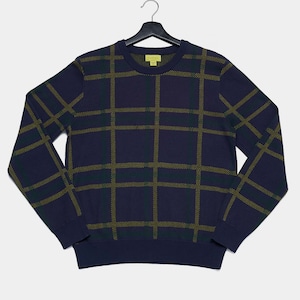 Mens Knit Sweater Patterned Sweater Christmas Gifts Mens Streetwear Winter Gift Vintage Sweater Jumper Boyfriend Gift Plaid Bild 2