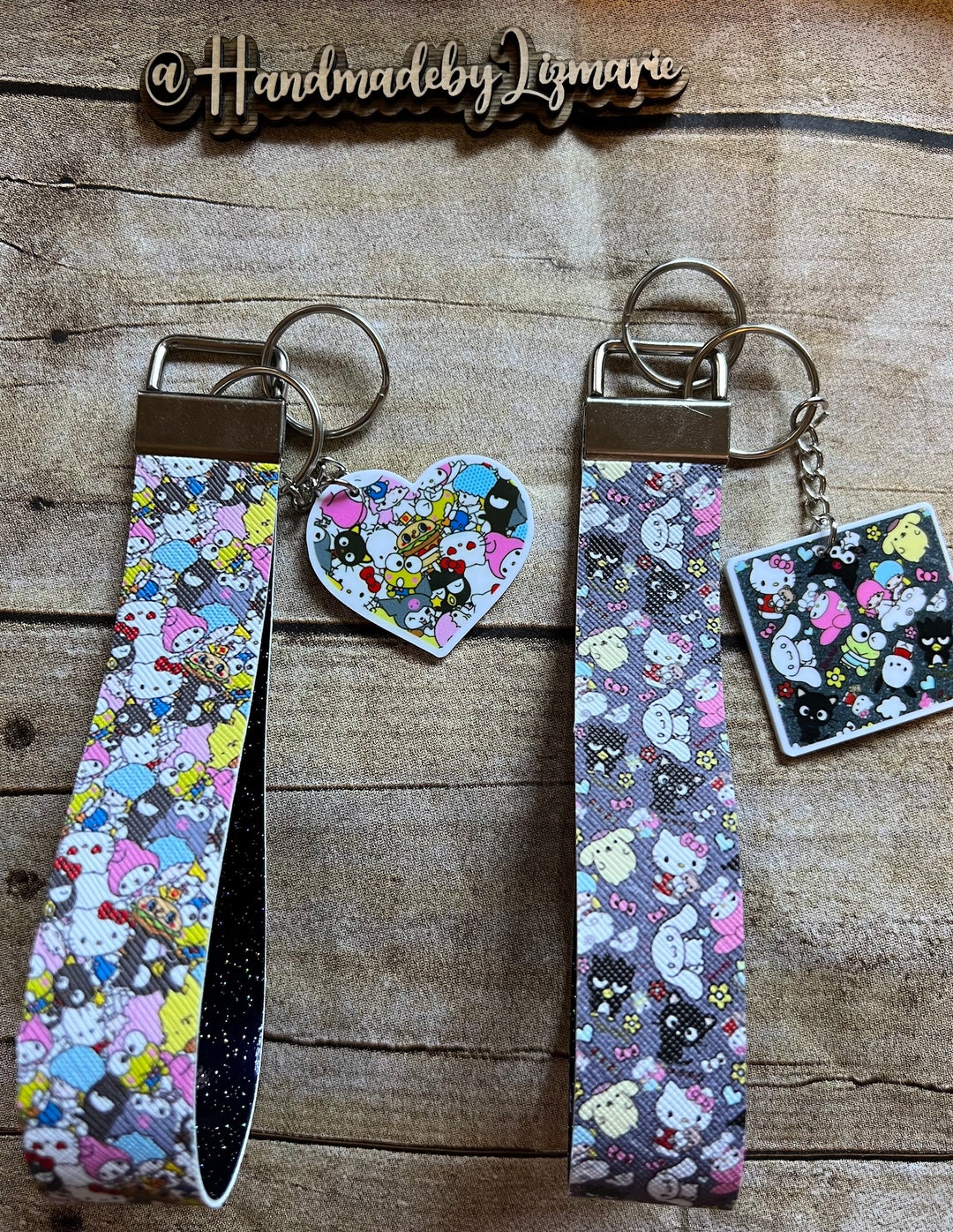 Sanrio All Friends Keychains Fobs Wristlet Etsy