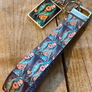 Karol g keychain,Bichota keychain,keyfob, wristlet, Karol g llavero
