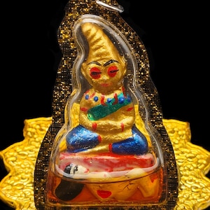 Phra Ngang Eper Gambling Charm Love Attraction Talisman Pendant Thai Buddha Amulet #aa4510